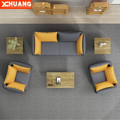 China Comfortable Leather Office Sofa Set Cheap Home Theater Seating Warm Convertible Living Room Sofa for sale