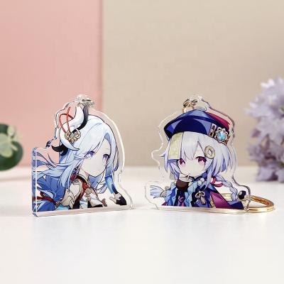 China Custom cute anime cartoon souvenir enamel kawaii logo metal keepsake gift key chain promotional wholesale zinc alloy key chains for sale