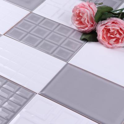 China 12x18 Glazed Ceramic Bathroom Wall Tiles , Durable Modern Bathroom Tiles for sale