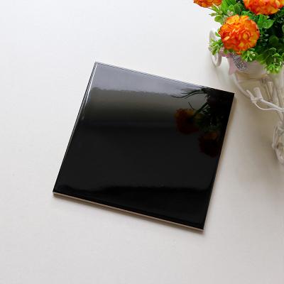 China Black Waterproof Wall Tiles 8x8 Inch  Morden Style ISO9001 Certificate for sale