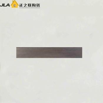 China Teja de madera gris oscuro esmaltada de la porcelana de la mirada de la pulgada de las baldosas 6x36 de la sala de estar en venta