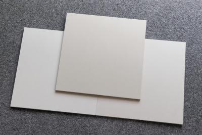 China Morden Vitrified Super White Porcelain Tile With Flat Wave / Flower Surface for sale