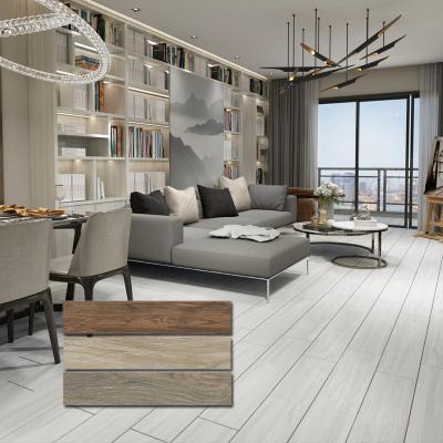 China 200x1000mm / 20x100cm Matt Surface Non - Slip Wood Like Ceramic Tiles Floor en venta