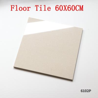 China 60x60cm Double Loading Glossy / Matt Surface Black White Brown Color Floor Tile for sale