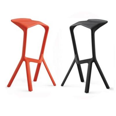 China Plastic Bar Stool PP Shark Shape Chair Bar Stool for sale