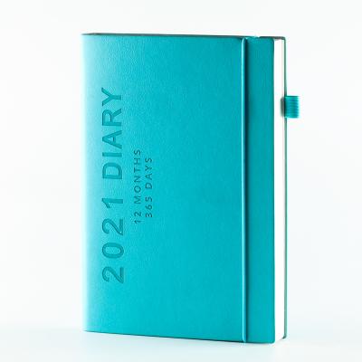 China Unique 2021 New Products Custom Journal Weekly Printed Color Hardcover Daily Notebook for sale