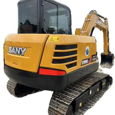 China Well-Maitained Used SMALL SANY SY60C Hydraulic Crawler Excavator SY60C Have Reliable Quality for sale