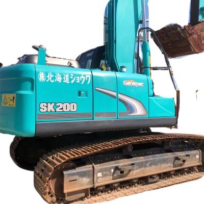 China Cheap Used Second Hand Excavators Kobelco SK200 Crawler Excavator 0.8m™; ³ for sale