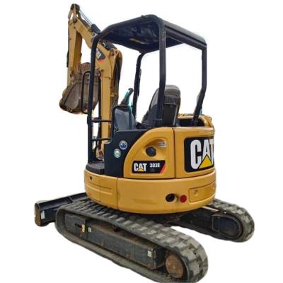 China Good Condition Construction Machine Used CATERPILLAR Excavator MINI CAT303E MINI Earthmoving Machine With Low Price 0.1mÂ ³ for sale