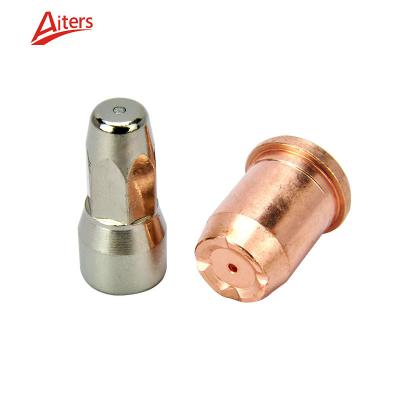 China Compatible Trafimet S75 Plasma air cooled cutting torch consumables nozzle electrode and shield cups S75 swirl ring for sale