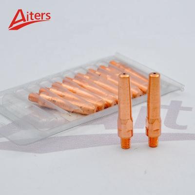 China 10PCS M6x45mm Contact Tip for Panasonic MIG Welding Torch consumables 180A 200A 350A 500A Torch Contact Tips for sale