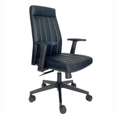 China (Height)Adjustable Functional Modern Swivel Manager Office Desk PU Desk Chair / Furniture Leather Chairs for sale