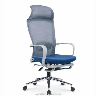 China (Height) Ergonomic Executive Mesh Lift Chair Ergonomic Executive Adjustable High Back Swivel Chairs With Footrest for sale