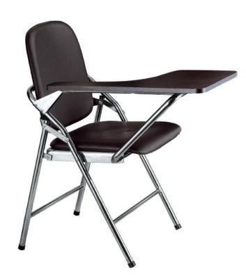 China Promotion Training Foldable Chairs With Writing Table For School And Office Area for sale