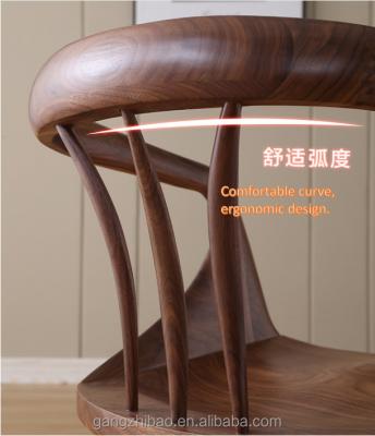 China Adjustable Traditional Style Wood Chair (Height) Wood Solid Ergonomic Chair Dining Chair Wood for sale