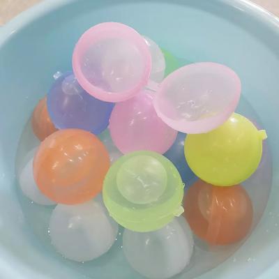 China Toy 2022 Wholesale Outdoor Soft Toy Summer Party Silicone Water Splash Ball Reusable Water Balls Bombs Balloons for sale