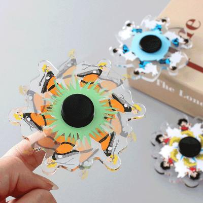 China 2022 Hot Selling Dynamic Finger Toys QIMAN Amazone Spinner Toys Dynamic Spinner Customized Animation Effects Running Spinner Toy for sale