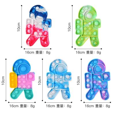 China Hot Worry Relief Stress Reliever Amazon Squeeze Shaker Toys Relaxation Pack Set For Kids Silicone Bubble Shaker Snap For Push Sensory Noises Stir Toy for sale