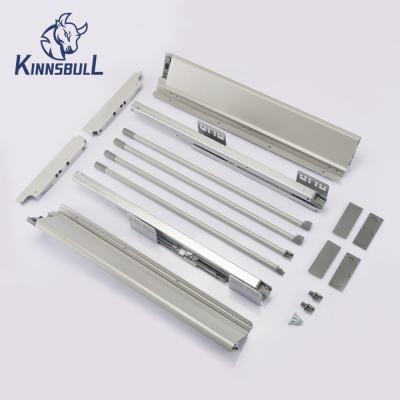 China Modern Kinnsbull 270-550mm Up To 35 Kg Jtool Box Furniture Undermount SUS 201/304 Stainless Steel Plastic Drawer Slide for sale