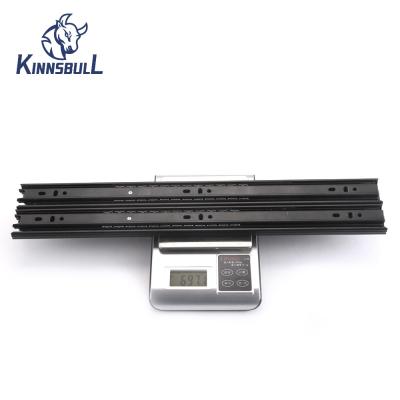 China Modern KB3509-44 Drawer Slides 1500mm Space Max Steel Heavy Time Finish Furniture Slider Feature Books Material Zinc for sale