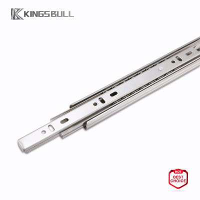 China Modern 35mm Full Extension Ball Bearing Soft Closing Drawer Slide, Telescopic Handle, Drawer Slide Soft Close for sale