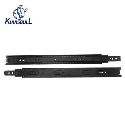 China Kinnsbull KB4512-72 Installation Channel Iron China Single Drawer Slide Telescopic Ball Sets Fold Finish Furniture Spray Hardware Zinc Drawer Slide for sale