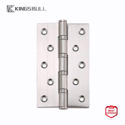 China Kinnsbull 5 Inch 4BB Modern Stainless Steel Ball Hinge 201 Bearing Fire Resistant Door Hinge for sale