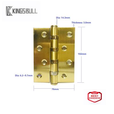 China Kinnsbull Modern SUS 201 Stainless Steel 4 Ball Bearing Door Hinge Door Pivot Hinge for sale