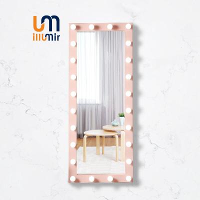 China ILLUMIR Craftsman Led Bulbs Mirror Hollywood Style Beauty Lit Large Size Standing Integral Mirror for sale