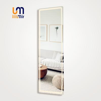 China Craftsman Illumir Vanity Body Floor Mirror With Led Full Body Mirrors Frameless Multifunctional Full Body Mirror for sale