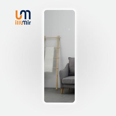 China ILLUMIR Fashion Contemporary Home Decorative Living Room Wall Mounted Frameless Full Body Mirrors Decor Wall for sale