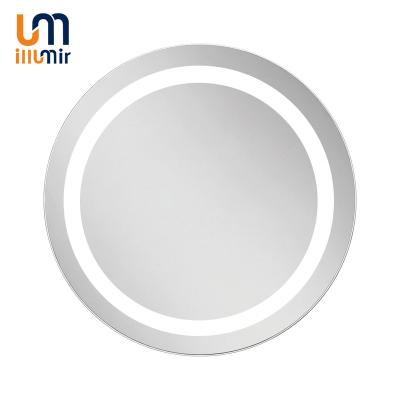 China ILLUMIR Round Modern Fogproof Vanity Light Smart Led Mirror Illuminated Lighted Bathroom Makeup Mirror for sale