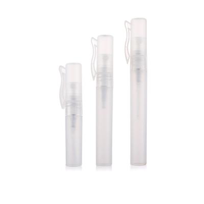 China Low moq personal care cheap custom color frosted 20ml pen shaped pen shaped sanitizer spray bottle with sprayer for sale