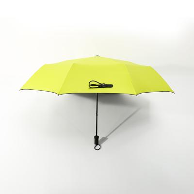 China Customizable Wholesale Manual Open Narrow Folds Umbrella Anti UV 3 Sunshades for sale