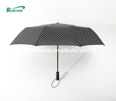 China Custom Small Dot Printing Large Rain Cloth Waterproof And Sunproof Unique Umbrella for sale