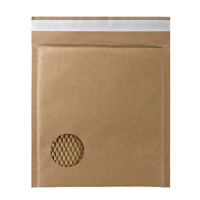 China Recyclable Wholesale Custom Logo Printed Reusable Paper Honeycomb Mailing Padded Mailer Bags Self Seal Padded Envelopes for sale