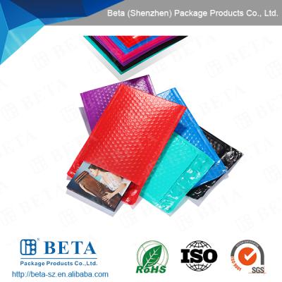 China #000 Mailing Bags Customized Black Poly Bubble Mailer With Printing for sale