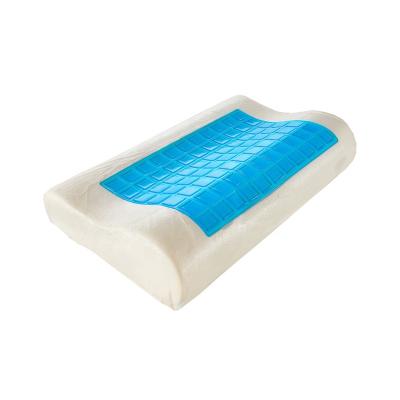 China Memory Summer Wholesale Message Memory Foam Gel Cooling Pillow for sale