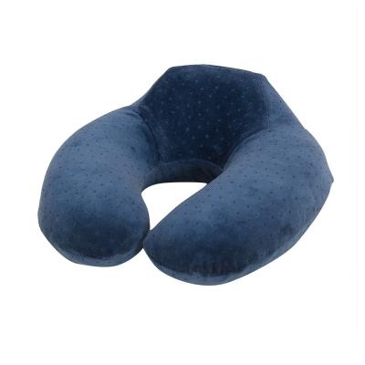 China Memory Custom Design Wholesale Car Travel Car Flat Neck Memory Foam Baby Pillow for sale