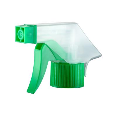 China Non Spill Professional 28/400 Trigger Hand Pump White Green Plastic Water Trigger Sprayer for sale