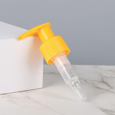 China Non Puddle Plastic Lotion Pump With Clip Pump Dispenser Plastic Liquid Soap Dispenser Pump For Body Care for sale