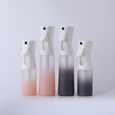 China Eco-friendly Cosmetic Fine Mist Sprayer Recycle High Voltage Plastic Atomizer Continuous Spray Bottle for sale