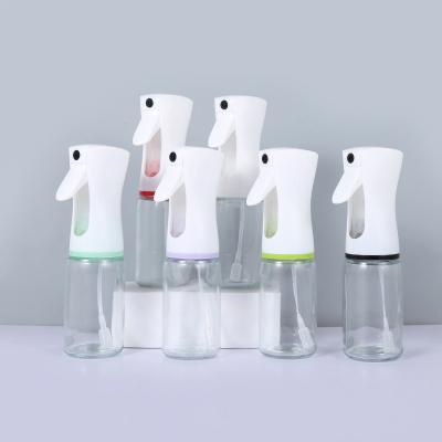 China Eco - Friendly Salad Cooking Olive Oil Sprayer Bottles Glass Trigger Spray Oil Bottle for sale