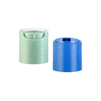 China Non Spill Custom Plastic Aluminum Disc 28mm China Screw Cap Top Cap 24mm Press For Bottle Liquid for sale