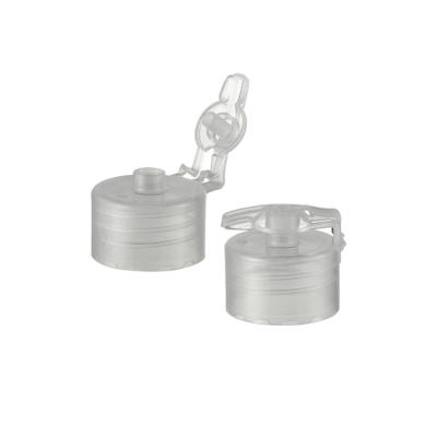 China Non Spill Washing Dish Caps Transparent Showyway China Screw Top Liquid Plastic Cap for sale