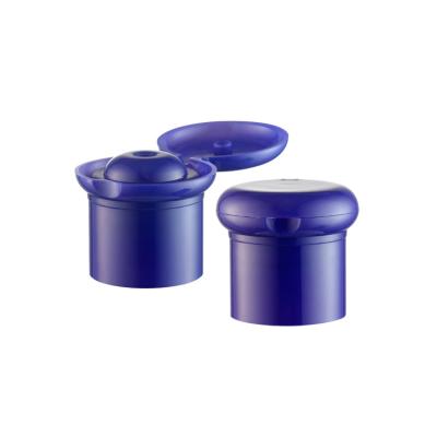 China Non Spill Plastic Water Shake Plastic Makeup Remover Cap Water Cleaning Top Cap for sale