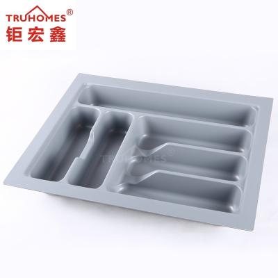 China Sustainable Kitchen Tools Organization Storage Drawer Plastic Cutlery Trays for sale