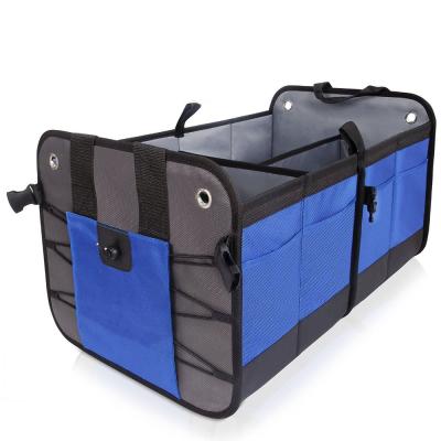 China Factory Price Car Trunk Collapsible Folding Backseat Car Organizer for sale