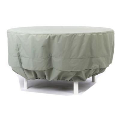 China Oilproof Sage Green Round Dining Patio Outdoor Waterproof Table Covers for sale