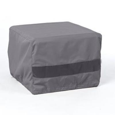 China Protect Fire Pit Fire Pit Cover With Surge Stitching And Elastic Edge for sale